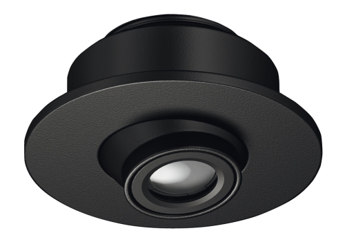 Loox5 LED 3097, 24 V (monochromatyczna), wpuszczana, temperatura barwowa: biały ciepły 3000 K, kolor: czarny mat HÄFELE 83377330