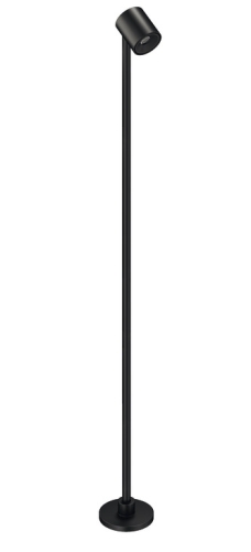 Loox5 LED 3096, 24 V (monochromatyczna), nawierzchniowa, wysokość: 400 mm, temperatura barwowa: biały zimny 5000 K, kolor: czarny mat HÄFELE 83377302