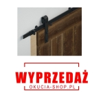 Slido Design 100-S - komplet z szyną jezdną 2500mm do drzwi 1001-1250mm HÄFELE 94132004