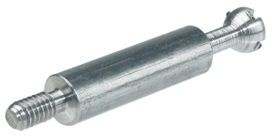 Trzpień łączący, Häfele Minifix® S100, z gwintem M4 otwór na trzpień 8 mm, średnica główki trzpienia 7 mm, wymiar wierceń B: 24 mm, surowy, długość gwintu L: 7,5 mm,  op. 100szt HÄFELE 26227038