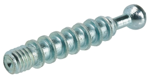 Trzpień łączący, Häfele Minifix® M200, M6 ocynkowany, wymiar wierceń B: 34 mm, długość gwintu L: 7,5 mm 100szt NIKIEL HÄFELE 26228642