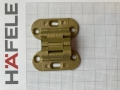 ZAWIAS SEPA do płyt drewnianych 18x41mm z MOSIĄDZU, kMATOWY Häfele 34126501