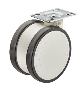 KÓŁKO nośność 125 kg skrętne, miękki bieżnik, wysokość 138 mm HÄFELE 66185520