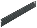 Kratka wentylacyjna, prostokątna, aluminium, lamele odchylone do tyłu z ramką, antracytowa RAL 7016, wymiary (dł. x szer.): 570 x 57 mm HÄFELE 57524400