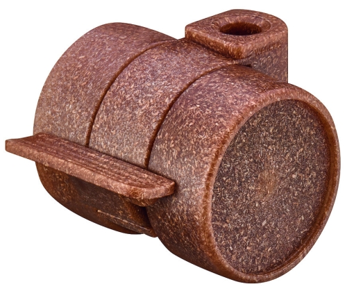 Kółko meblowe podwójne, udźwig 30 kg, skrętne z blokadą, wysokość konstrukcyjna 40 mm, Ø kółka RD 37 mm HÄFELE 66123731