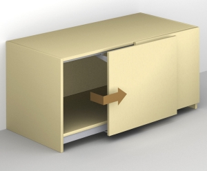  Okucie Finetta F-Flush52 20B, komplet,  z 2 symetrycznymi drewnianymi skrzydłami drzwi, zlicowany, z amortyzatorem, ciężar drzwi do 20 kg, wysokość drzwi do 1200 mm, zlicowane, do szerokości korpusu 1600 mm, do szerokości drzwi 796 mm HÄFELE 40611203