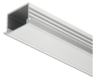 Profil wpuszczany z kloszem zmatowionym 11/2500mm ALUMINIUM HÄFELE 83372847