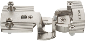 ZAWIAS PUSZKOWY AXIMAT 300 SM, do drzwi nakładanych, szczelina 4 mm regulacja 3-D, z widoczną rolką, do wciskania Häfele 34406110