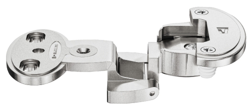 ZAWIAS model 2000 A, drzwi na przegrodę szczelina: 6 mm, do wciskania, schemat wierceń: 45/9,5 mm, technika nasuwania A, nikiel mat HÄFELE 3440032