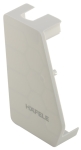 Zaślepka /1 para/ z logo Häfele, Free flap 1.7 materiał: tworzywo sztuczne, kolor: szary   HÄFELE 37291430