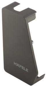 Zaślepka /1 para/ z logo Häfele, Free flap 1.7 materiał: tworzywo sztuczne, kolor: antracyt HÄFELE 37291434