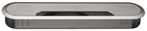 Przelotka kablowa, owalna 207 x 45 mm, kolor białe aluminium, RAL 9006 Häfele 63136200