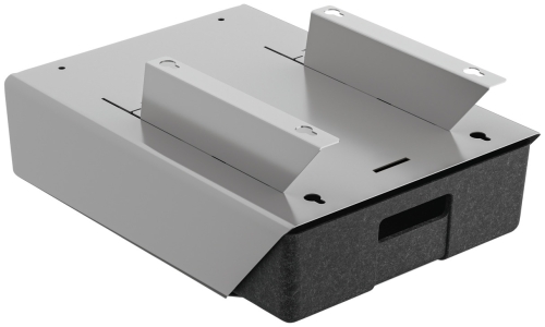 Wysuwka podblatowa z uchwytem do przykręcania pod blatem stołu, obudowa: białe aluminium, RAL 9006 Häfele 63355100