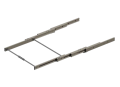 Wysuwany blat kuchenny, 600 mm, antracyt Starax S-2140-A