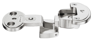 ZAWIAS model 2000 A, drzwi na przegrodę szczelina: 8 mm, do wciskania, schemat wierceń: 45/9,5 mm, technika nasuwania A, nikiel mat HÄFELE 34400324