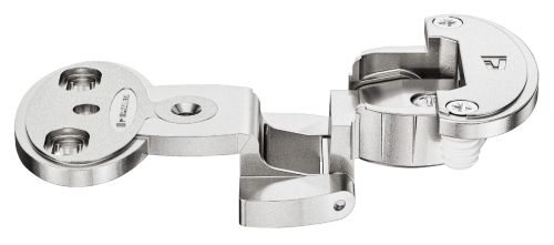 ZAWIAS model 2000 A, drzwi na przegrodę szczelina: 8 mm, do wciskania, schemat wierceń: 45/9,5 mm, technika szybkiego montażu SM, nikiel mat HÄFELE 34400325