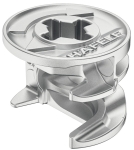 Złączka Minifix 15 bez kołnierza, do płyt o grubości od 12mm, gł wiercenia 9,5mm NIKLOWANA 100szt HÄFELE 26226570