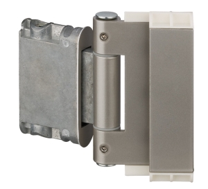 Zawias wpuszczany, SFS intec Easy 3D, do przylgowych drzwi zewnętrznych do 160 kg regulowany w trzech płaszczyznach, optyka stali nierdzewnej, aluminium HÄFELE 92226904