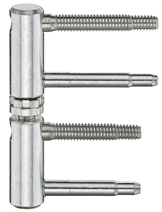 Zawias SFS intec 12R 20 do drzwi wejściowych z przylgą o wadze do 100/150 kg  Regulowany w 3 płaszczyznach, 12R 20-015, ocynkowany na biało, bez bolca blokującego HÄFELE 92222390