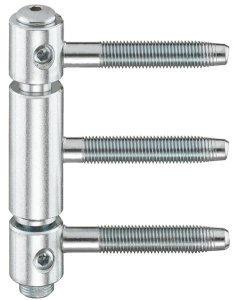 Zawias Herkula 320 Lift, Anuba, do drzwi wejściowych przylgowych o udźwigu do 120/150 kg  Regulowany w 3 płaszczyznach, ocynkowany na biało, stalowy, zawias: DIN lewy HÄFELE 92247490