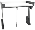 Wieszak opuszczany, Pantograf TOP Conero, udźwig 12kg, do szerokości wnęki 985–1168 mm, malowany proszkowo na czarno Häfele 81162303