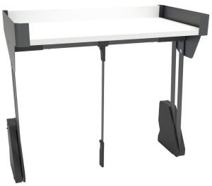 Wieszak opuszczany, Pantograf TOP Conero, udźwig 12kg, do szerokości wnęki 625–808 mm, malowany proszkowo na czarno  Häfele 81162301