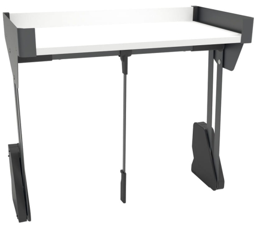 Wieszak opuszczany, Pantograf TOP Conero, udźwig 12kg, do szerokości wnęki 985–1168 mm, malowany proszkowo na czarno Häfele 81162303