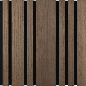 SOLIDO Panel akustyczny Plus z miękką krawędzią, długość 2600 mm, dąb antyczny/czarny  SCH111748642
