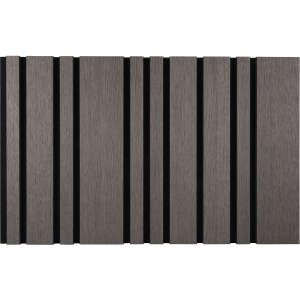 SOLIDO Panel akustyczny Plus z miękką krawędzią, długość 2600 mm, dąb szary/czarny  SCH111748643