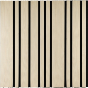 SOLIDO Panel akustyczny Plus z miękką krawędzią, długość 2600 mm, jodła srebrzysta naturalna surowa/czarny  SCH111748646