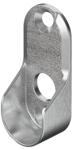  Wspornik boczny, do drążka ubraniowego Häfele Loox5 Plus 5105, sztywny do przykręcania, materiał: znal, w kolorze aluminium, lakierowany  HÄFELE 803.33.767.