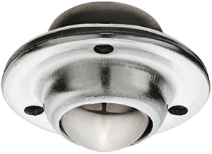 KÓŁKO meblowe, skrętne do przykręcania, wymiar D: 25 mm, wysokość konstrukcyjna: 10 mm, Ø kółka: 13 mm  HÄFELE 66102210