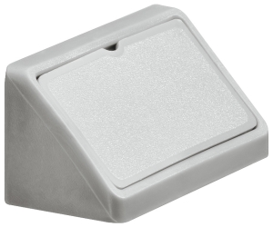 Uniwersalny łącznik narożny, z zaślepką, szerokość 44 mm do przykręcania, materiał: tworzywo sztuczne, kolor: SZARY JASNY 100szt HÄFELE 26255550