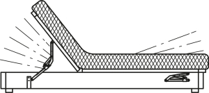 PODNOŚNIK ZAPADKOWY /opakowania po 2 szt/ 19 stopni, wysokość ustawienia: ≤375 mm Häfele 27401830