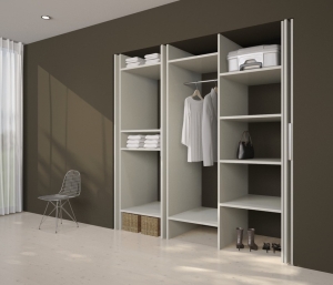 Hawa Concepta 50, komplet do 1 drzwi przesuwno-rozwiernych drewnianych, zawiasy z amortyzacją zamykania, Infront/Vorfront, do ciężaru drzwi: 25-50 kg, wysokość drzwi: 2301-2850 mm HÄFELE 40830593