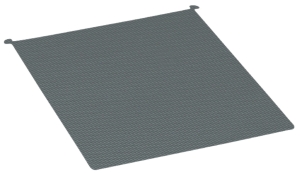 Mata antypoślizgowa, do półki wysuwanej antracytowej szerokość korpusu: 900 mm, wymiary (szer. x gł.): 849 x 443 mm  Häfele 54794349