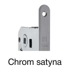 Zamek magnetyczny B-Forty NG "do WC" do drzwi drewnianych CHROM SATYNA Häfele 91122876