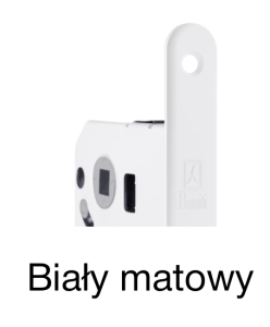 Zamek magnetyczny B-Forty NG "do WC" do drzwi drewnianych BIAŁY MATOWY Häfele 91122874