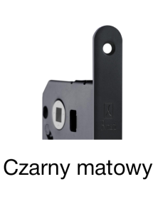 Zamek magnetyczny B-Forty NG "NA KLUCZ POKOJOWY" do drzwi drewnianych CZARNY MATOWY Häfele 91122885