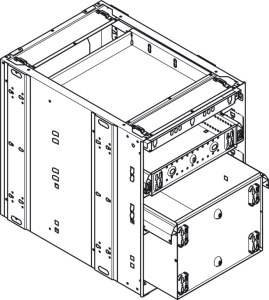 Kontener stalowy, Häfele Quick-Kit-600, moduł wysokości 1-3-6 głębokość kontenera T: 758 mm, 1 komplet  Häfele 42968412