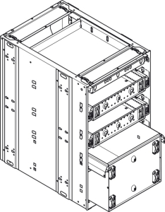 Kontener stalowy, Häfele Quick-Kit-600, moduł wysokości 1-3-3-6 głębokość kontenera T: 758 mm, 1 komplet  Häfele 42968414