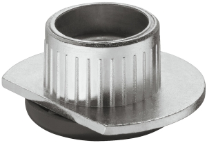 Regulator wysokości cokołu, do przykręcania w nawierconym otworze udźwig 400 kg, do płyt o grubości od 19 mm Häfele 63726010