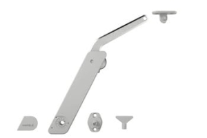 Podnośnik FREE FLAP H 15 pojedynczy metalowy, model D PRAWY, kSZARY HÄFELE 37228630
