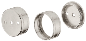 UCHWYT 3-częściowy DRĄŻKA fi 25 mm, w kolorze niklu Häfele 80351771