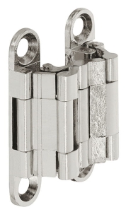 ZAWIAS SEPA MINI do płyt drewnianych 9x39mm z MOSIĄDZU, kNIKIEL POLEROWANY Häfele 34127700
