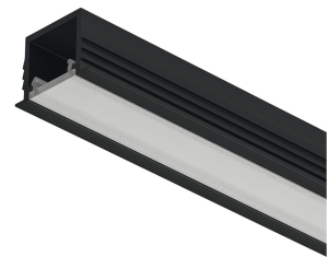 Profil wpuszczany LED, Profil Häfele Loox5 1103 do taśm LED 8 mm aluminium, eloksalowana na czarno, 3000 mm  Loox5 1103 HÄFELE 83395723