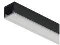 Profil nawierzchniowy LED, Profil Häfele Loox5 2101 aluminium, eloksalowana na czarno, 3000 mm HÄFELE 83395733