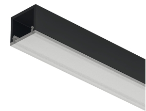 Profil nawierzchniowy LED, Profil Häfele Loox5 2101 aluminium, eloksalowana na czarno, 3000 mm HÄFELE 83395733