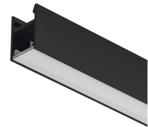 Profil nawierzchniowy LED, Profil Häfele Loox5 2103 do taśm LED 8 mm aluminium, eloksalowana na czarno, 3000 mm HÄFELE 83395737