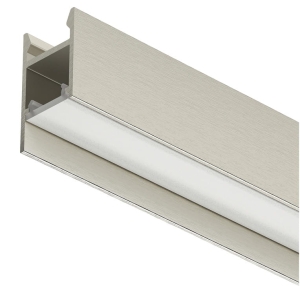 Profil nawierzchniowy LED, Profil Häfele Loox5 2104 do taśm LED 8 mm aluminium, eloksalowana w kolorze stali nierdzewnej, szczotkowana, 3000 mm HÄFELE 83395765